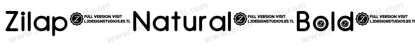 Zilap Natural Bold字体转换